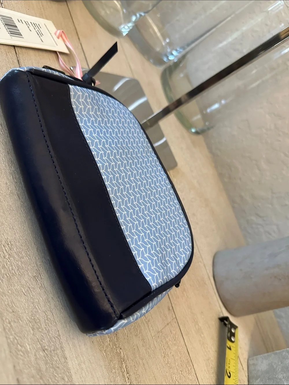 Vineyard Vines Light Blue & Navy Cosmetic Case